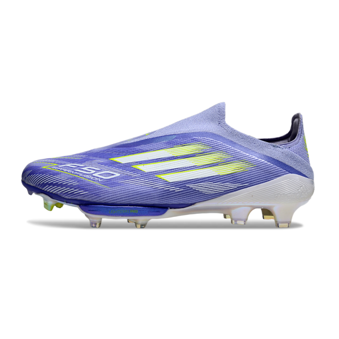 adidas F50+ Laceless FG Radiant Blaze - Purple Rush Footwear White Lucid Lemon