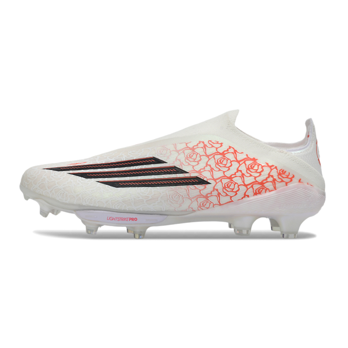 adidas F50+ Elite Laceless FG Lamine Yamal 2026 White Black Lucid Red
