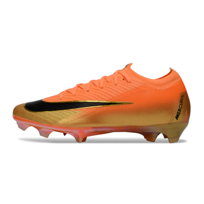Nike Air Zoom Mercurial Vapor 16 Elite FG Déjà Vu - Total Orange Metallic Vivid Gold