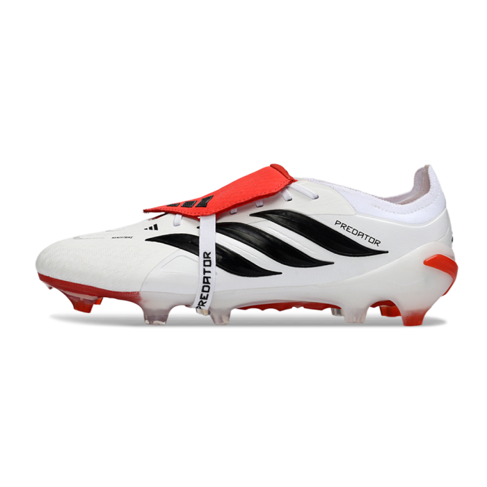 adidas Predator Elite Fold-over Tongue FG Footwear White Core Black Red