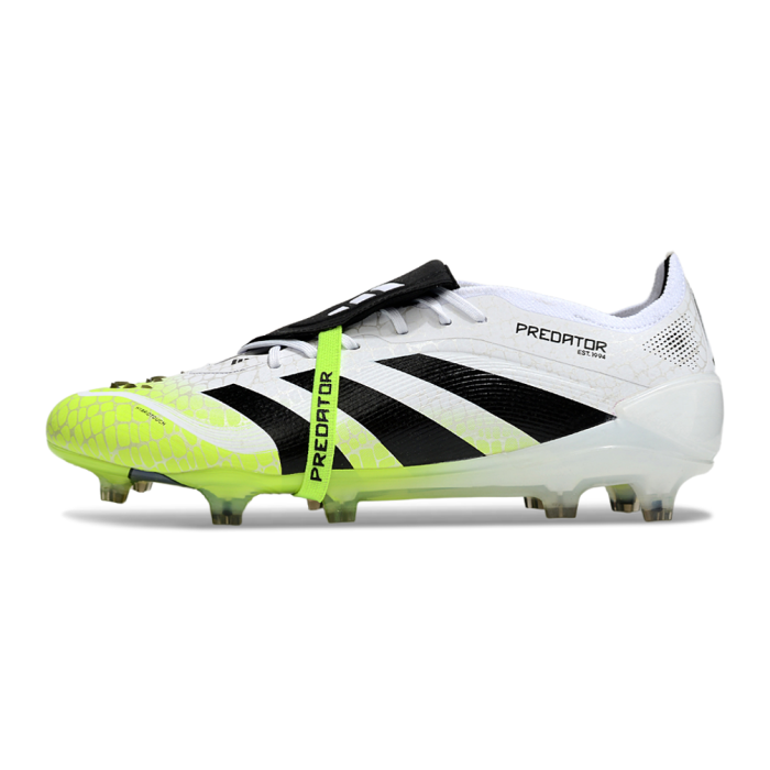 adidas Predator Elite Fold-over Tongue FG Lucid Lemon Pack Core Black Carbon Lucid Lemon