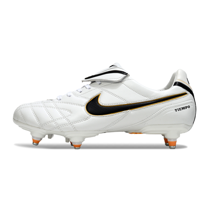 Nike Tiempo Legend V Elite LUXE SG-Pro White Black Orange