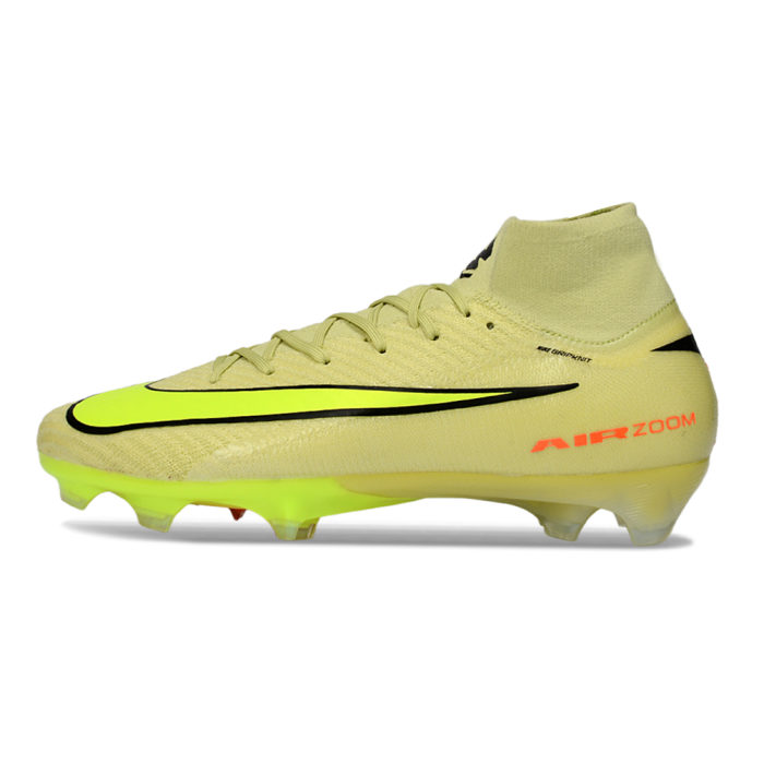 Nike Air Zoom Mercurial Superfly 10 Elite FG Max Voltage - Limelight Volt Hyper Crimson