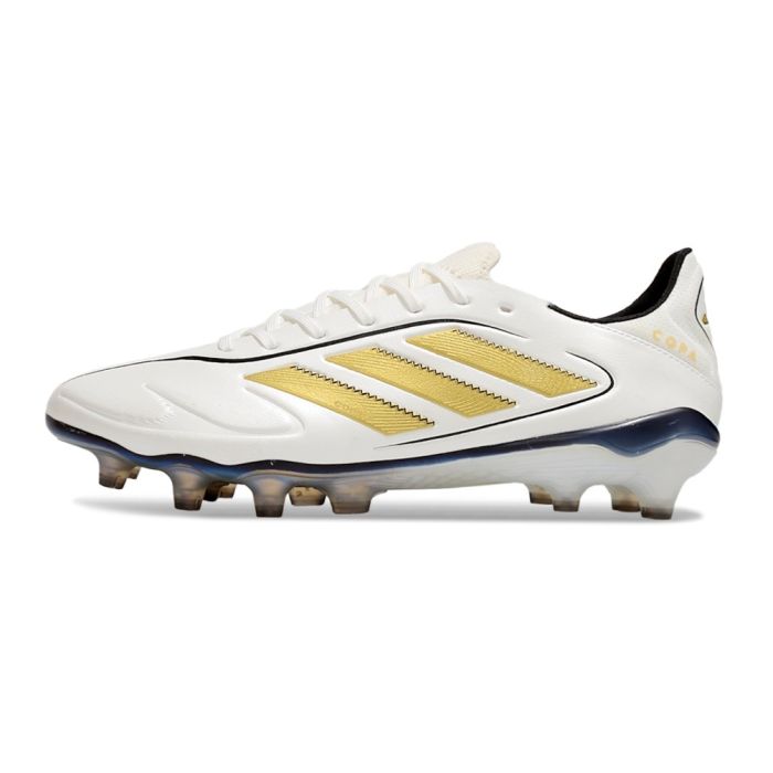 adidas Copa Pure III Elite FG White Matte Gold Core Black adidas Copa Pure III Elite FG White Matte Gold Core Black