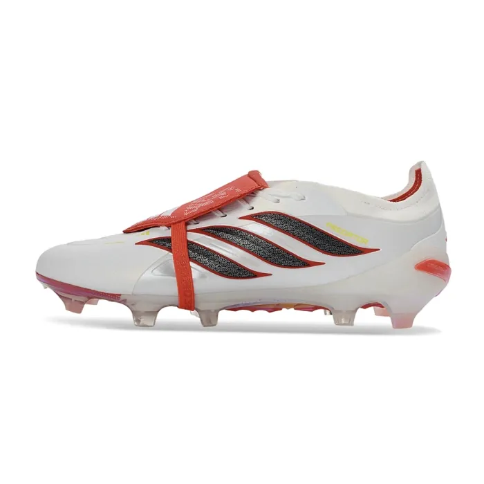 adidas Predator Elite Fold-over Tongue FG White Orange Firm Ground Football Boot