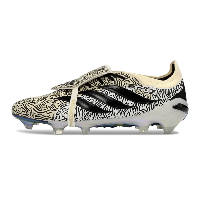 adidas Predator Elite Fold-over Tongue FG Cloud White Core Black Gold Metallic