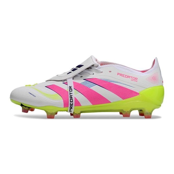 adidas Predator Elite Tongue FG - White/Lucid Pink/Lucid Lemon adidas Predator Elite Tongue FG - White/Lucid Pink/Lucid Lemon
