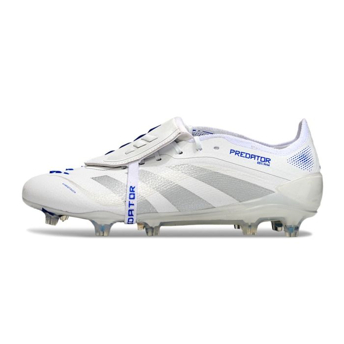 adidas Predator Elite Tongue FG White Silver Metallic Bright Royal adidas Predator Elite Tongue FG White Silver Metallic Bright Royal