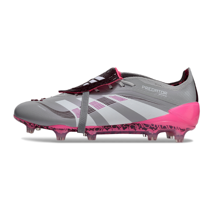 adidas Predator Elite Fold-over Tongue FG Grey White Pink