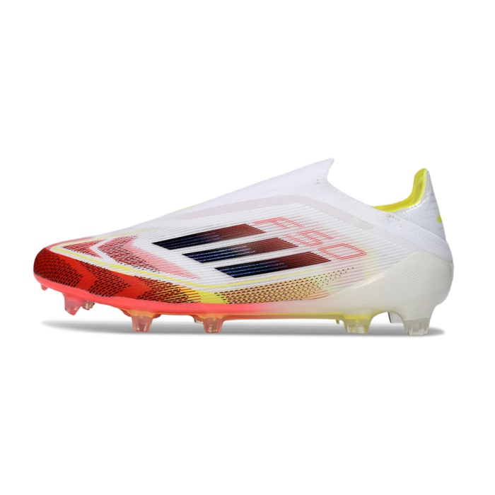 adidas F50 Elite Laceless FG Solar Pack White Black Solar Yellow