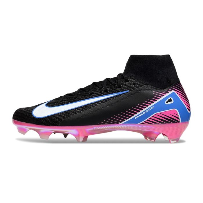 Nike Air Zoom Mercurial Superfly 10 Elite FG - Black/White/Blue/Pink Nike Air Zoom Mercurial Superfly 10 Elite FG - Black/White/Blue/Pink
