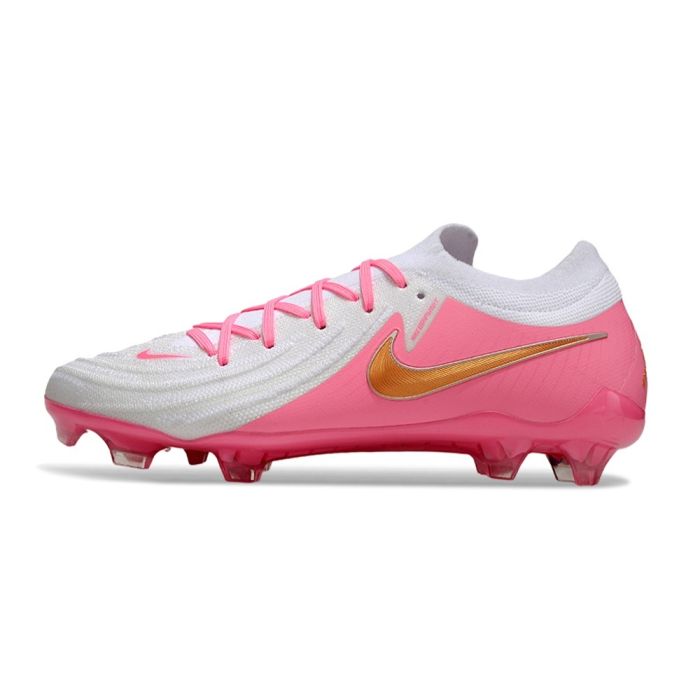 Nike Phantom GX 2 Elite By You FG - Pink/White/Gold