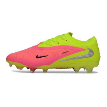 Nike Phantom 6 Low Elite By You Custom Firm-Ground Football Boots Hyper Pink Volt Multi-Color