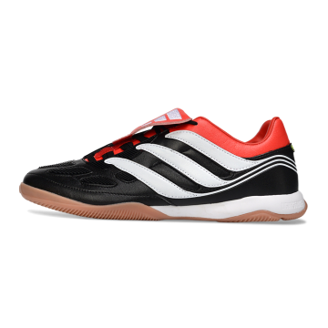 adidas Predator Precision IN Core Black Silver Metallic Vivid Red