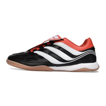 adidas Predator Precision IN Core Black Silver Metallic Vivid Red
