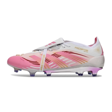 adidas Predator Elite Fold-over Tongue FG Pink Gold Metallic White