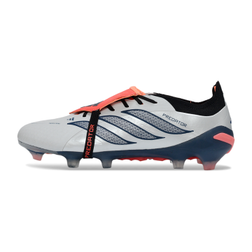 adidas Predator Elite Fold-over Tongue FG Iron Metal Silver Lucid Red