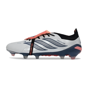 adidas Predator Elite Fold-over Tongue FG Iron Metal Silver Lucid Red