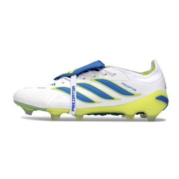 adidas Predator Elite Fold-over Tongue FG Footwear White Blue Volt