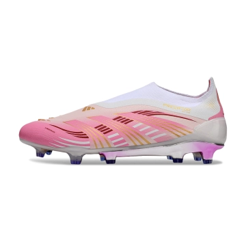 adidas Predator Elite Laceless FG Pink Gold Metallic White