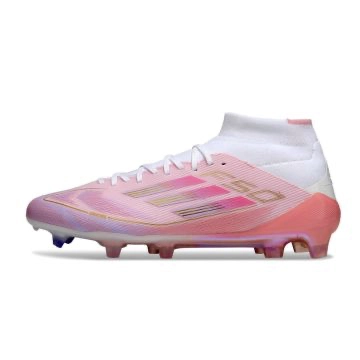 adidas F50 Elite Mid FG Lamine Yamal 304 - Clear Pink/Purple Glow/Lite Pink