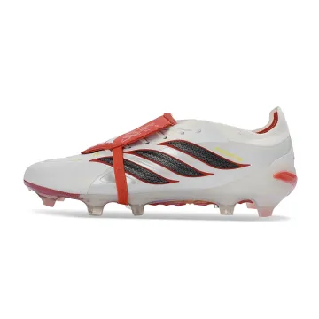 adidas Predator Elite Fold-over Tongue FG White Orange Firm Ground Football Boot