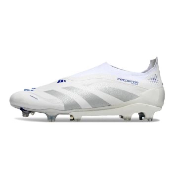 adidas Predator Elite Laceless FG Polar Victory - White/Silver Metallic/Bright Royal
