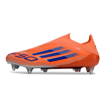 adidas F50 Elite Laceless SG Coral Blaze -Beam Orange Lucid Blue Ftwr White