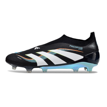 adidas Predator Elite Laceless FG Black White Blue