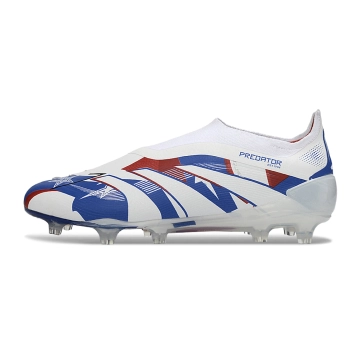 adidas Predator Elite Laceless FG White Royal Blue Red