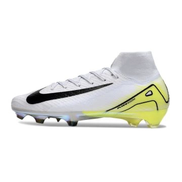 Nike Air Zoom Mercurial Superfly 10 Elite FG White Black Volt
