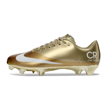 Nike AIR Zoom Mercurial Vapor 13 Elite CR7 FG Gold White