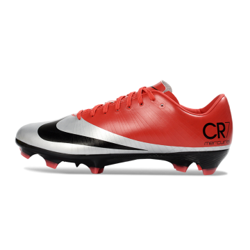 Nike AIR Zoom Mercurial Vapor 13 Elite CR7 FG Red Black Silver