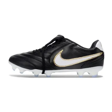 Nike Tiempo Ligera Pro FG Black White Firm Ground Football Boot