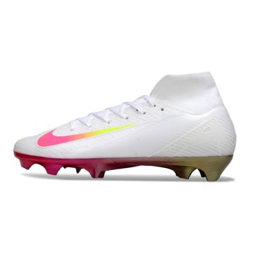 Nike Air Zoom Mercurial Superfly 10 Elite FG - White/Fantasy Pink/Gold